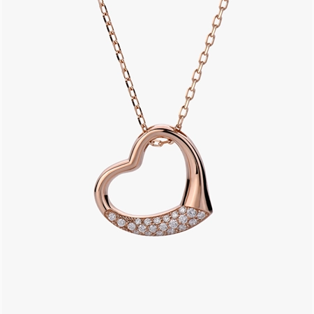 گردنبند طرح قلب